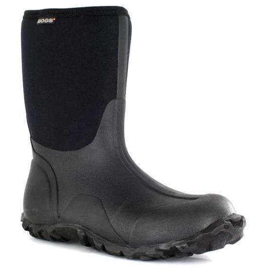 BOGS Classic Mid Men's Waterproof Winter Boots - Black - Final Sale - Perfect for Hiking, Snow & Outdoor Activities