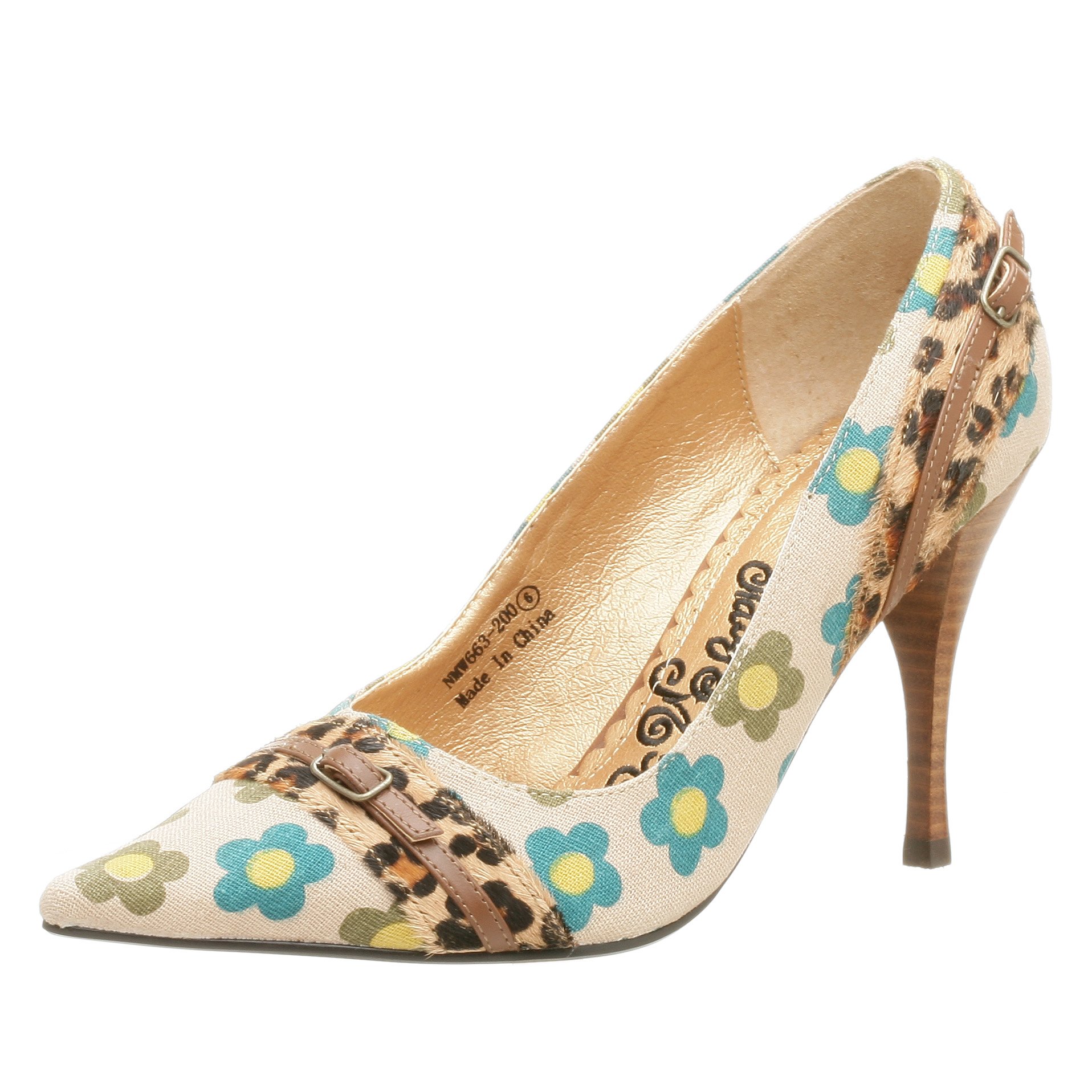 Naughty Monkey Women's Hilary Pump - Stylish Comfortable Heels for Work, Party & Evening Out | Perfect for Office, Weddings & Date Nights