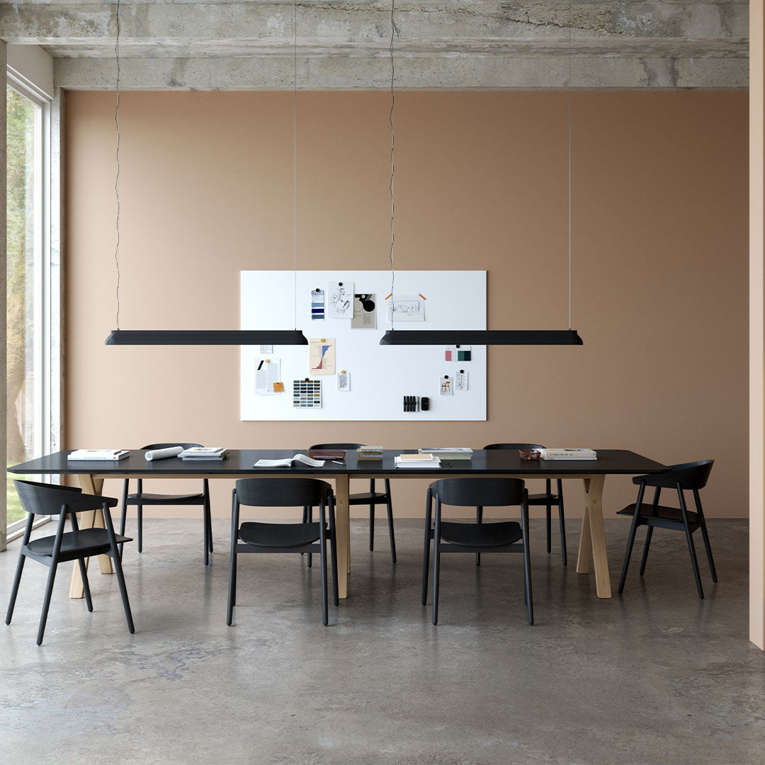 BY Kato AC2 Side Chair - Modern Wooden Dining Chair with Upholstered Seat - Perfect for Kitchen, Dining Room, and Office Workspace