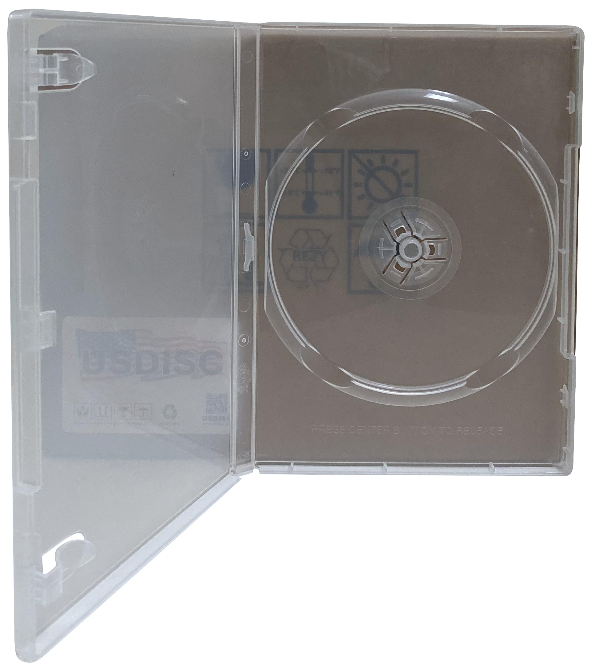 Premium 14mm Standard DVD Cases - Super Clear Single Disc Holder, Pack of 500 - Perfect for Movie Collections, Music Albums & Data Storage