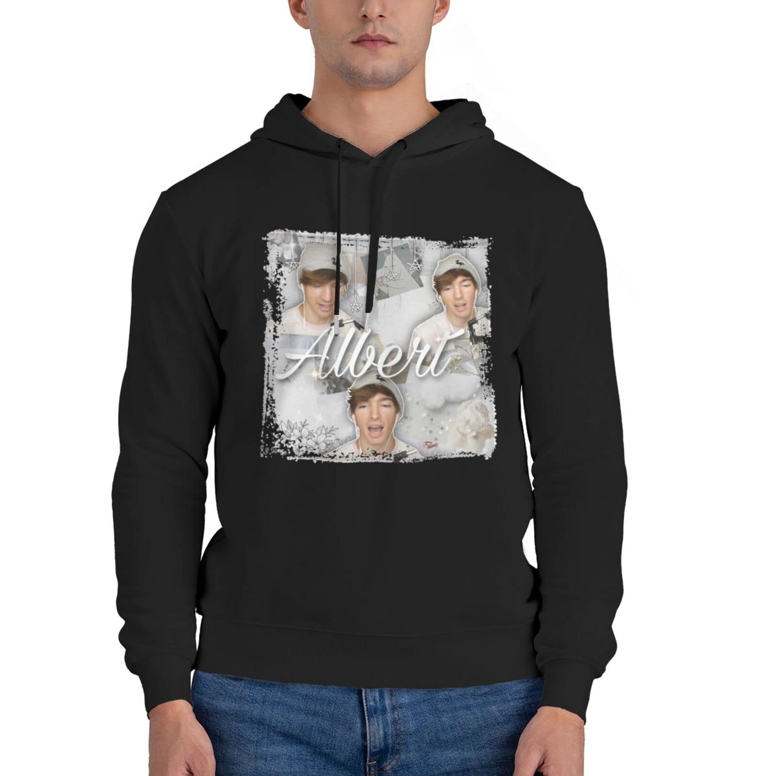 Alberts-Stuff Flamingo Print Hoodie for Boys - Big & Tall Pullover Sweatshirt with Drawstring | Casual Fashion Wear for School, Outdoors & Family Gatherings