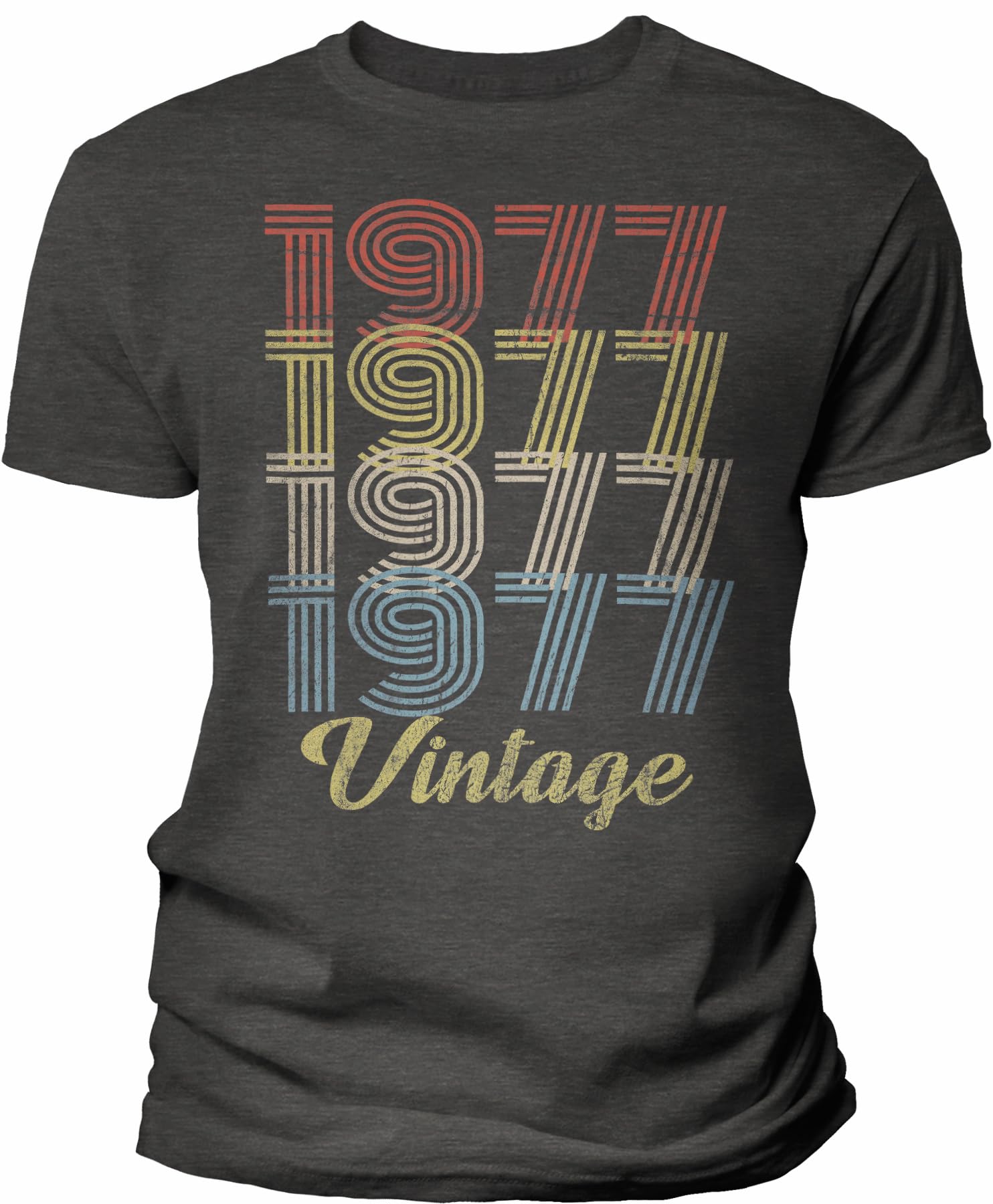 1977 Vintage Retro 48th Birthday Shirt for Men - Funny 48 Year Old Gift Idea - Perfect for Birthday Parties & Celebrations