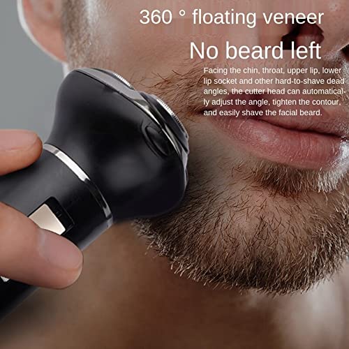 3-in-1 Electric Head Shaver & Beard Trimmer for Bald Men - USB Rechargeable, Washable, Fast Shaving Machine - Perfect for Home, Travel & Gym Use
