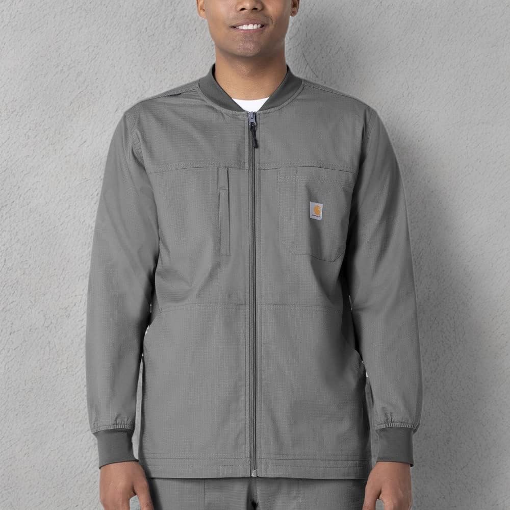 Carhartt Men's Utility WarmUp Jacket - Heavy Duty Work Jacket for Cold Weather - Ideal for Construction, Outdoor Work & Winter Activities