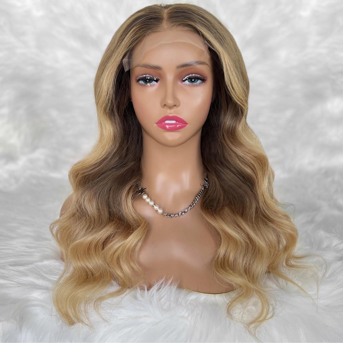Aubrey Glueless 5x5 HD Lace Closure Wig - 100% Human Hair, Professionally Colored, Natural Look for Daily Wear & Special Occasions