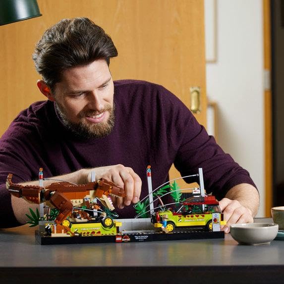 LEGO 76956 Jurassic Park T. rex Breakout Building Set - Dinosaur Toy for Kids & Adults - Perfect for Jurassic World Fans & Collectors - Great Gift for Birthday, Christmas & Playtime Adventures