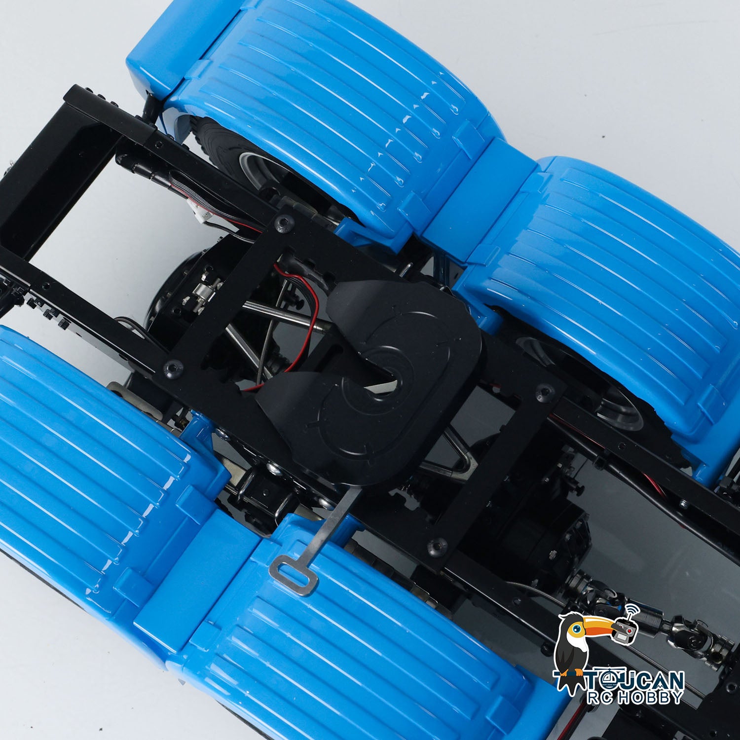 1/14 Scale RC Tractor Truck - 6x6 Remote Control Car with Metal Chassis & 2-Speed Transmission | Pre-Assembled & Painted | FlySky ST8 Radio System | Off-Road Adventure, Construction Site Play, Collector's Display