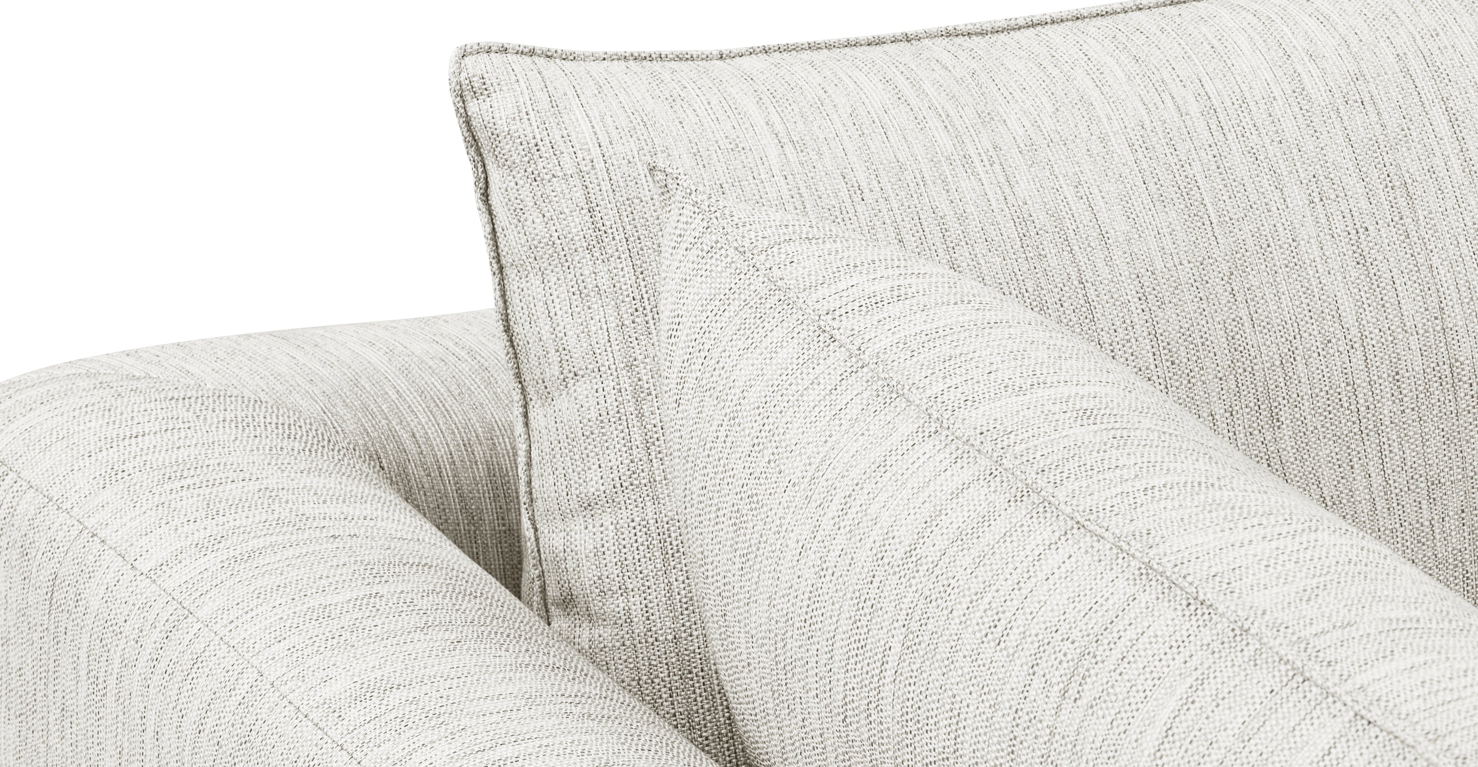 Modern Marcel Right Facing Corner Sectional Sofa - L-Shaped Couch with Chaise Lounge for Living Room, Family Room & Home Theater - Comfortable Fabric Upholstery