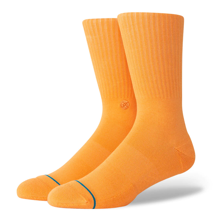 Stance STP Icon Performance Socks - Orange Sand for Running, Basketball & Workout - Comfortable & Durable Athletic Socks