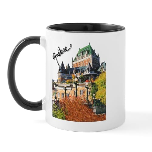 White/Black Inside - Frontenac Castle Quebec Signa Mug