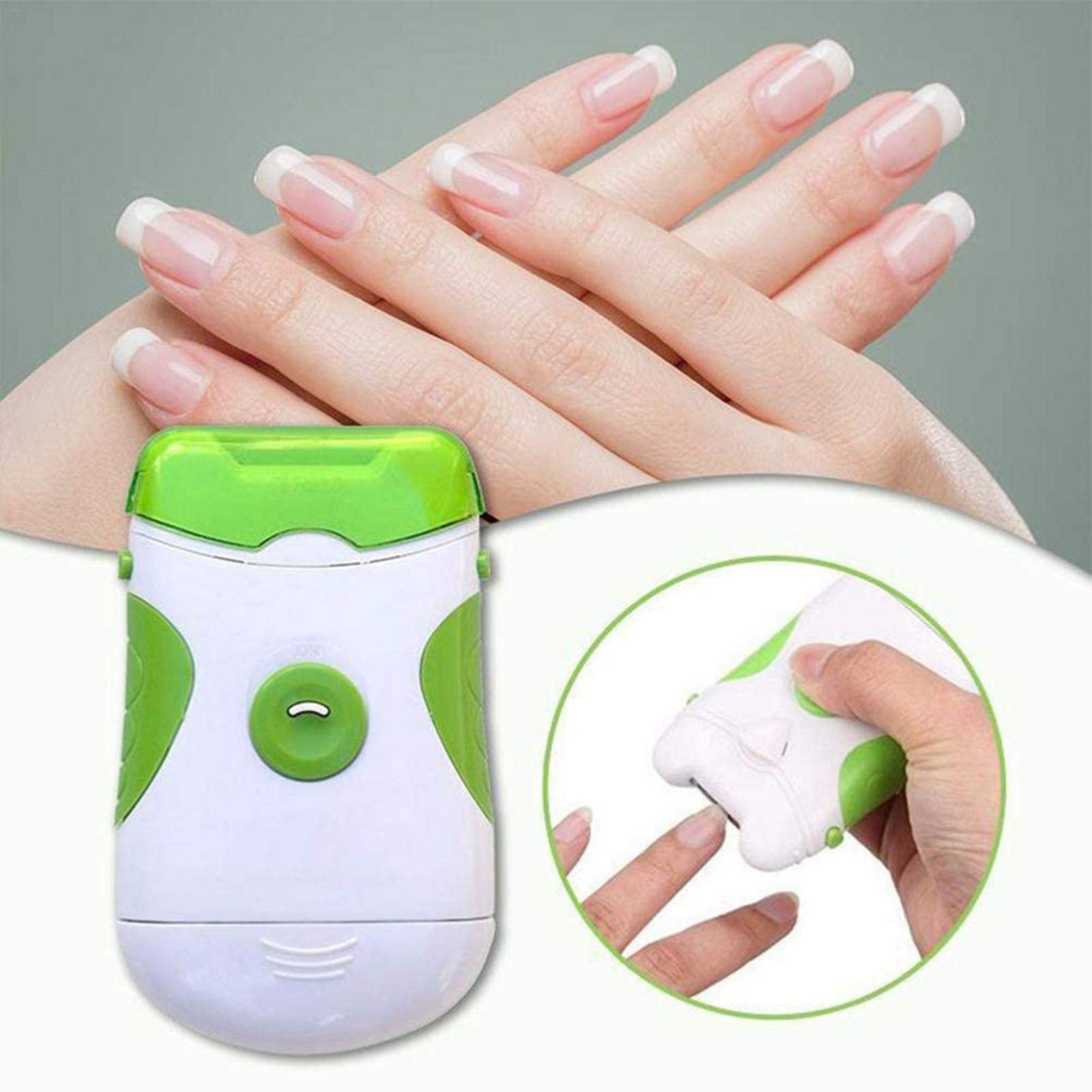 Electric Nail Trimmer & Clipper Set for Adults & Kids - 2-in-1 Manicure Pedicure Tool with Nail File - Safe Electric Nail Cutter for Newborns, Babies & Adults - Perfect for Home Use, Travel & Salon Care