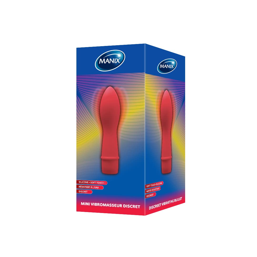 Manix Mini Vibrating Bullet - Discreet Personal Massager for Solo or Couple Use - Perfect for Travel, Relaxation & Intimate Moments