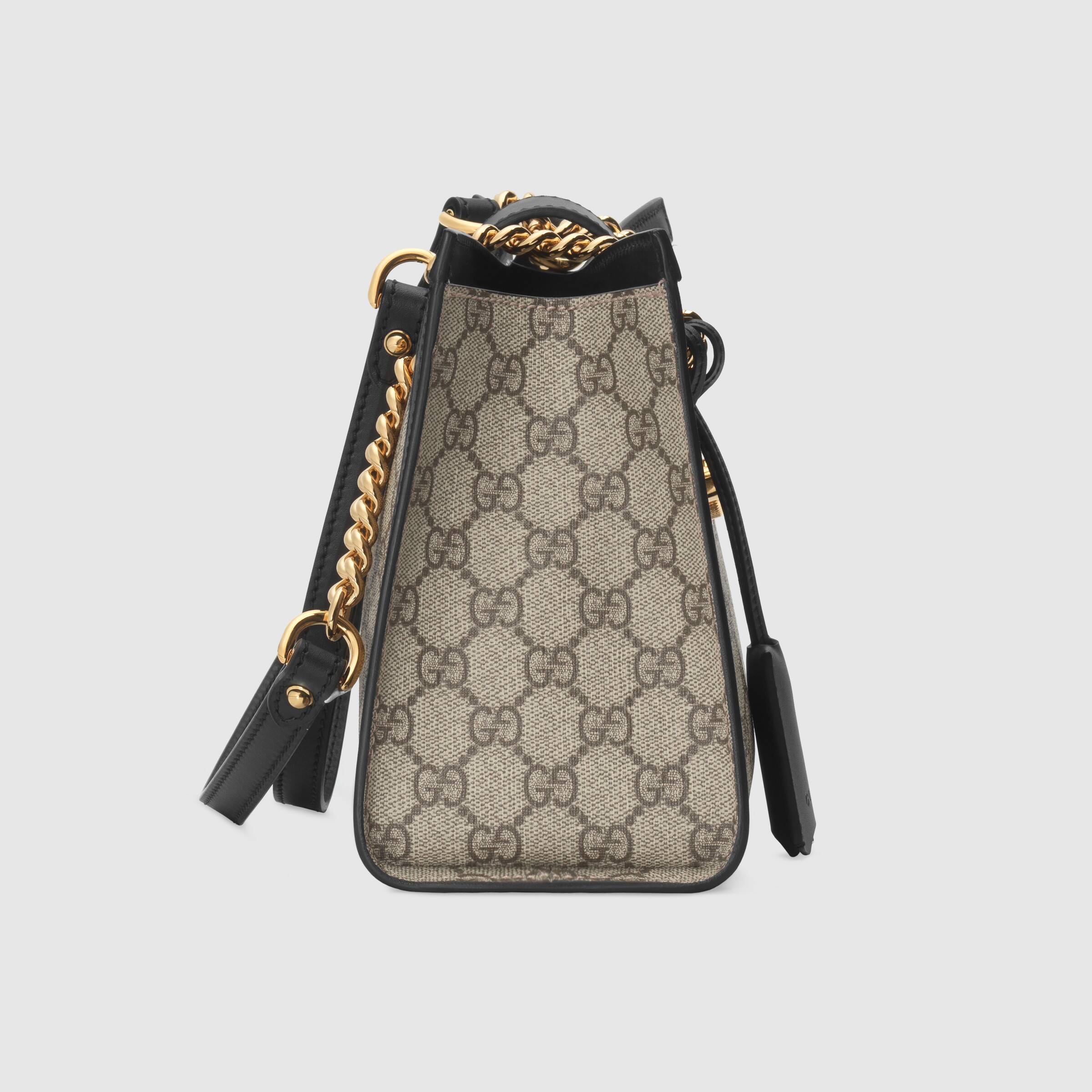 Gucci Padlock Small Shoulder Bag for Women - Black Leather Crossbody Purse with Gold Hardware | Perfect for Work, Travel & Evening Events