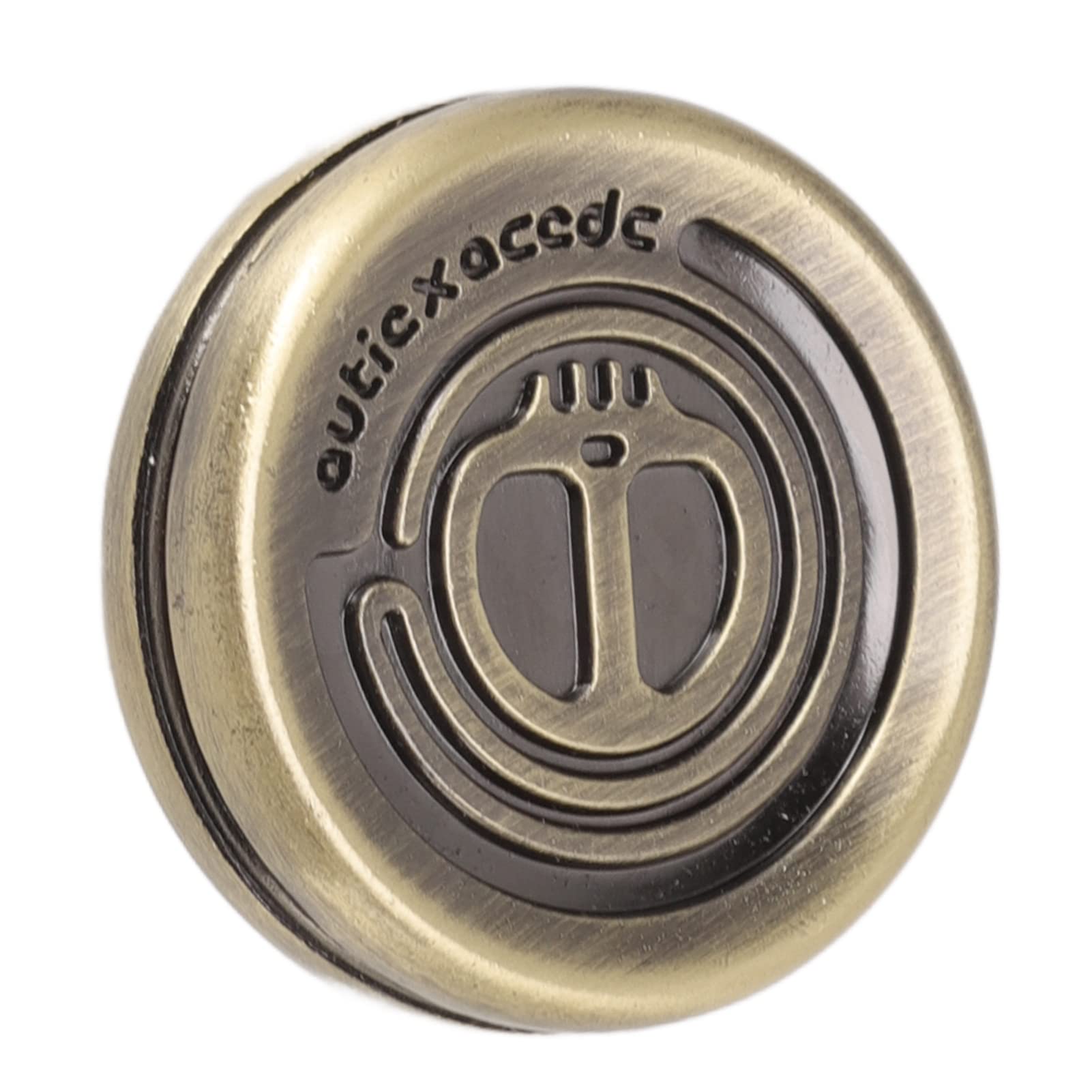 Magnetic Push Slider Fidget Toy - Stress Relief Metal Spinner Coin for ADHD, Anxiety & Focus - EDC Pocket Fidget Toy for Adults & Kids - Office, School, Travel Stress Relief Gadget