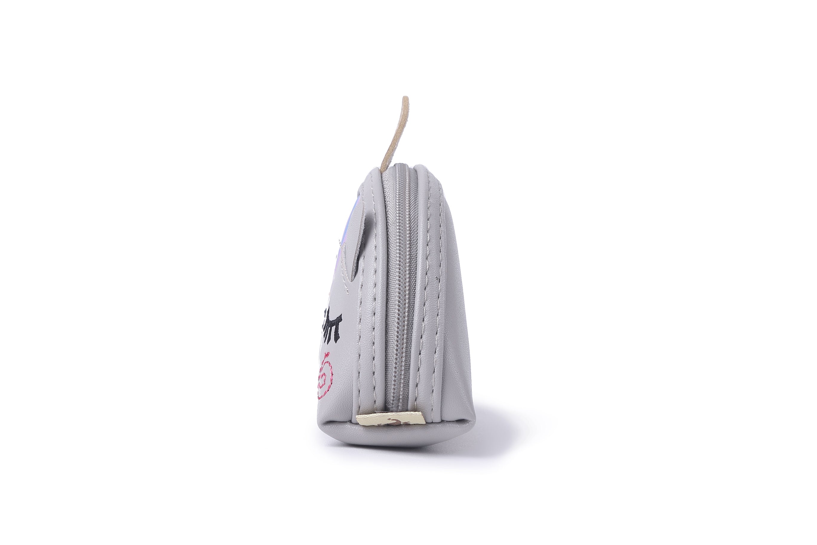Charm Davine Unicorn Grey Coin Holder - Stylish and Secure Storage for Coins, Jewelry & Small Collectibles - Perfect for Travel, Gifting, and Organizing