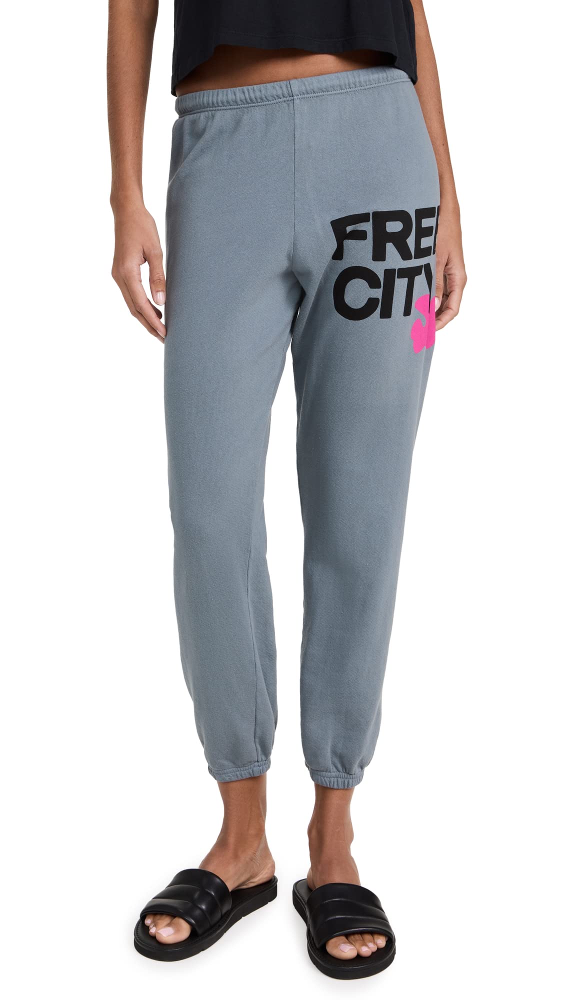 FREECITY Women's High-Waisted Jogger Sweatpants - Soft Lounge Pants for Yoga, Running & Casual Wear - Plus Size Comfortable Athletic Pants