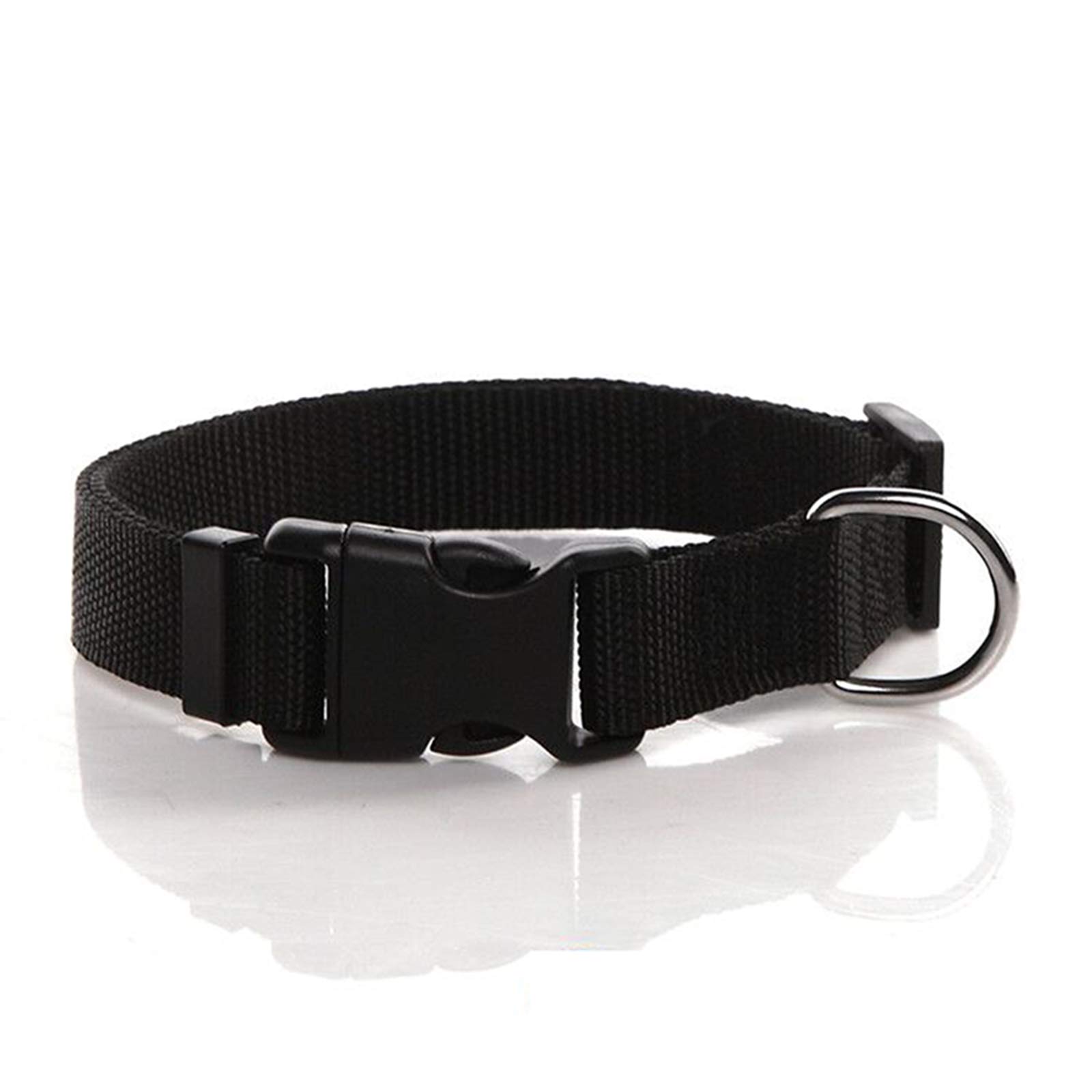 Durable Nylon Dog Collar for Medium & Large Dogs - Adjustable 1-Inch Wide Pet Collar for Daily Walks, Training & Outdoor Adventures