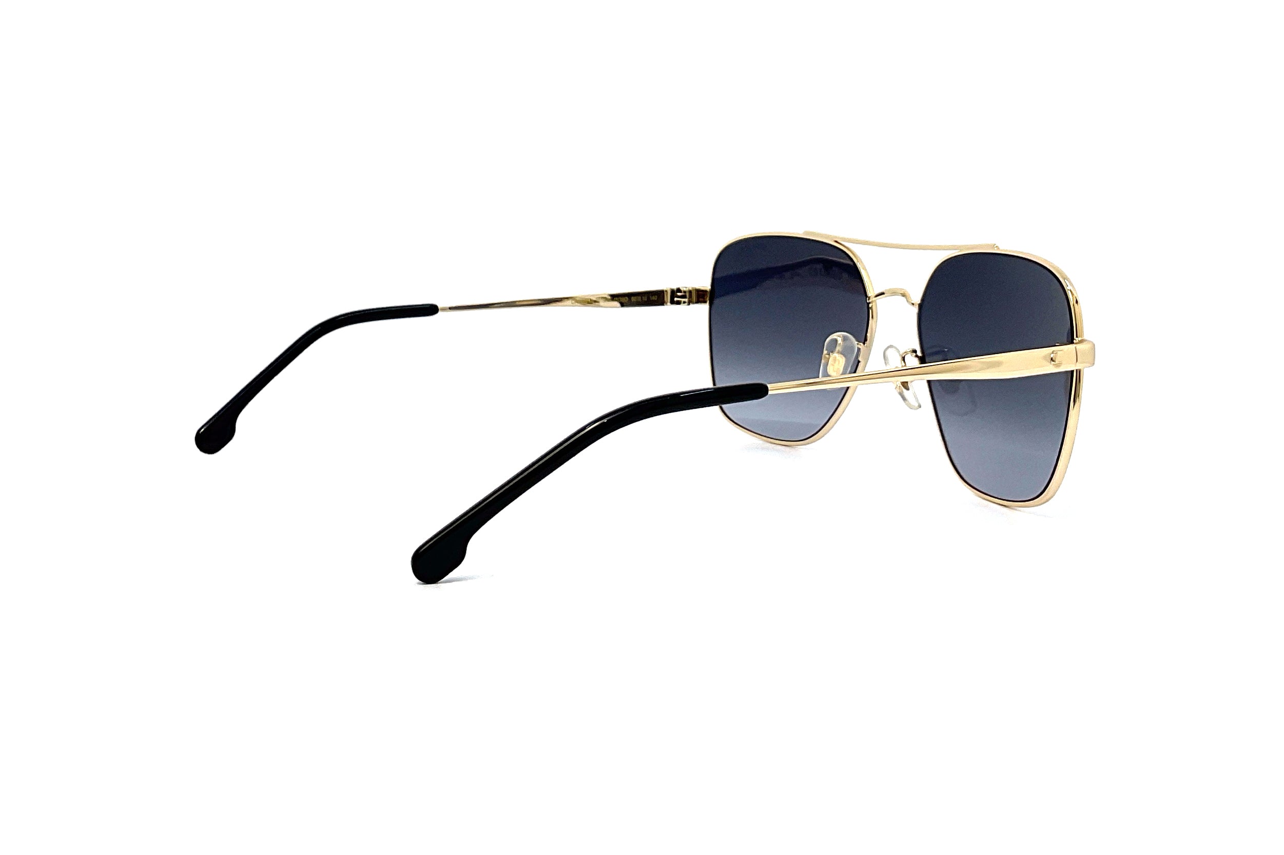 Carrera 3019/S Gold Sunglasses - Polarized UV Protection Aviator Sunglasses for Men & Women - Perfect for Driving, Travel & Outdoor Activities