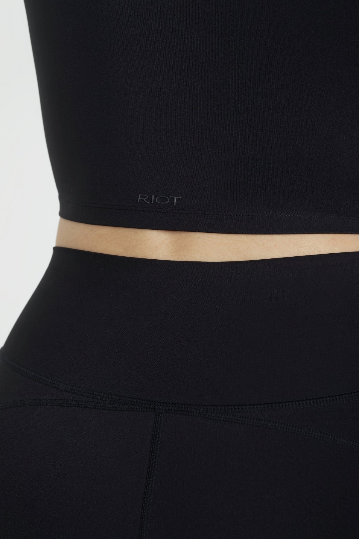 Flo Tie Front Sports Tank Top for Women - Black - Perfect for Yoga, Running & Gym Workouts