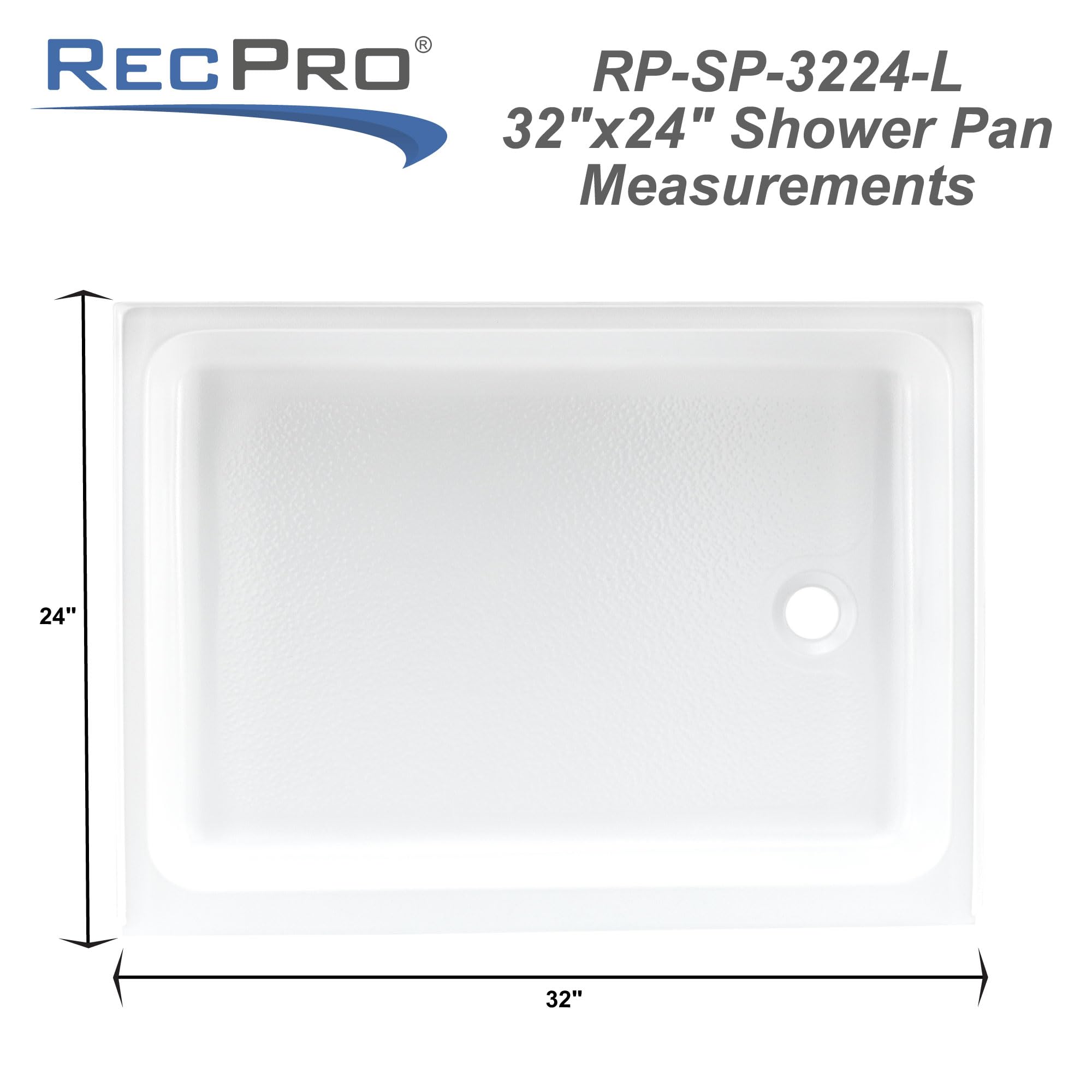 RecPro RV Shower Pan 32