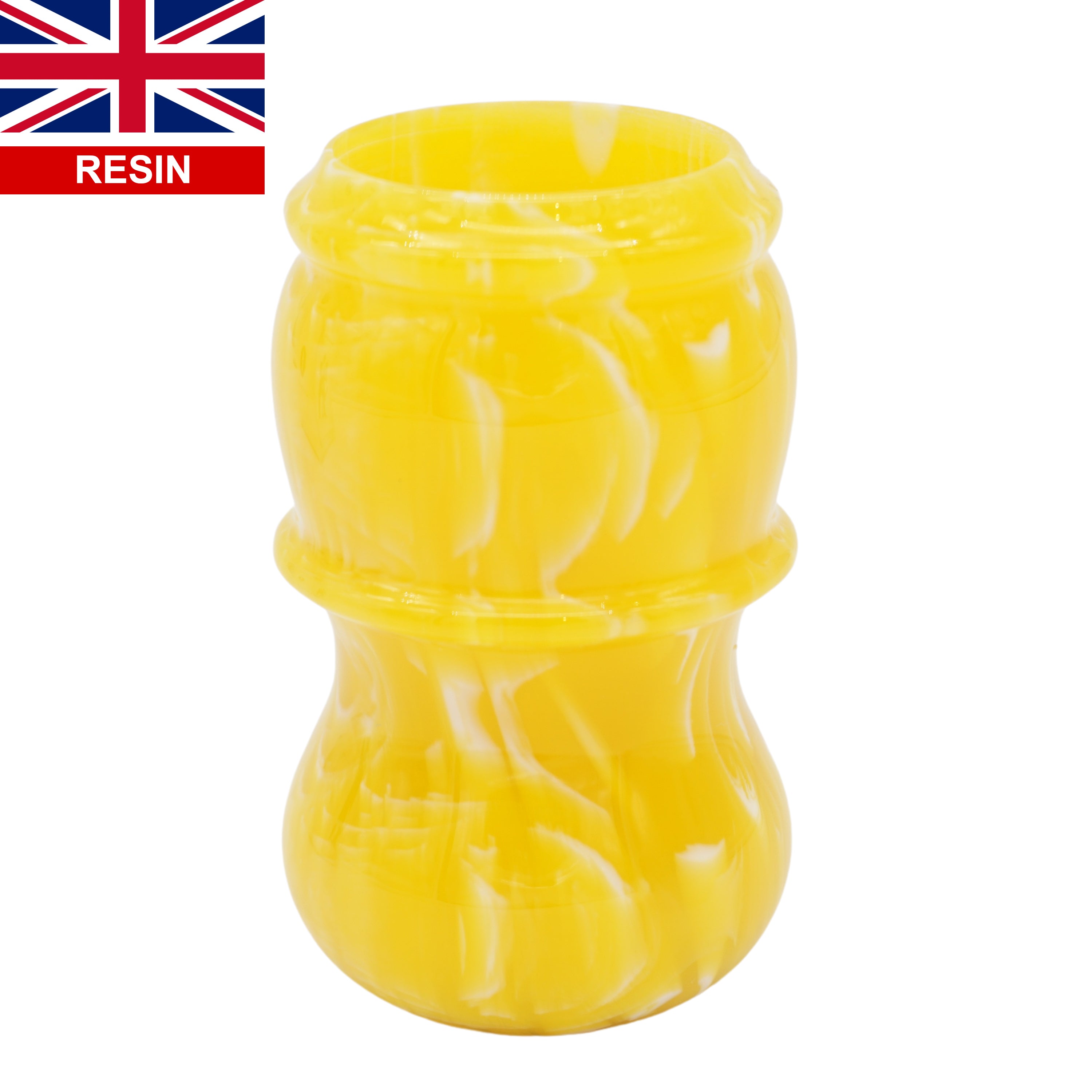 Premium Handmade Lemon Drop Shaving Brush Handle - Fits 24mm & 26mm Knots - Perfect for Wet Shaving & Grooming Gifts