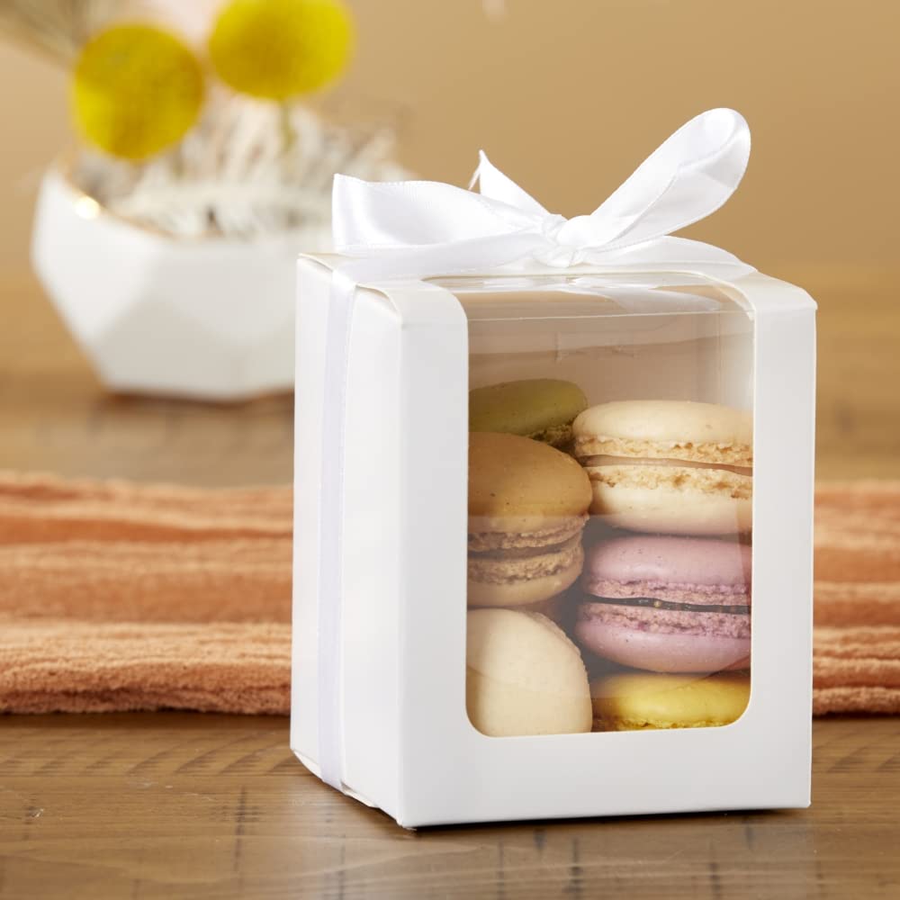 Kate Aspen 12-Pack White 9-Ounce Stemless Wine Glass Gift Boxes - Perfect for Weddings, Parties & Corporate Events