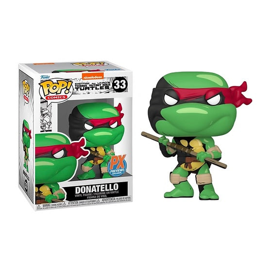 Fukno Pop Comics & Retro Toys: TMNT Teenage Mutant Ninja Turtles Px Previews Collectible Figures - Perfect for Comic Book Fans, Toy Collectors & Home Decor