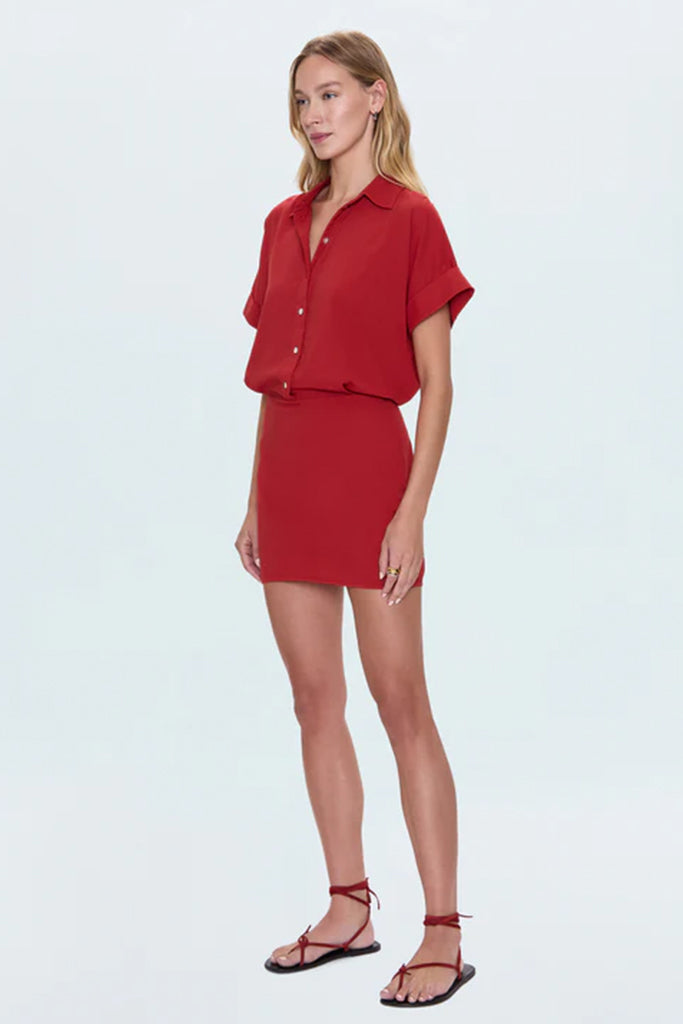 Blythe Shirt Dress for Women - Stylish Samba Print Casual Wear - Perfect for Summer Outings, Beach Trips, and Everyday Fashion