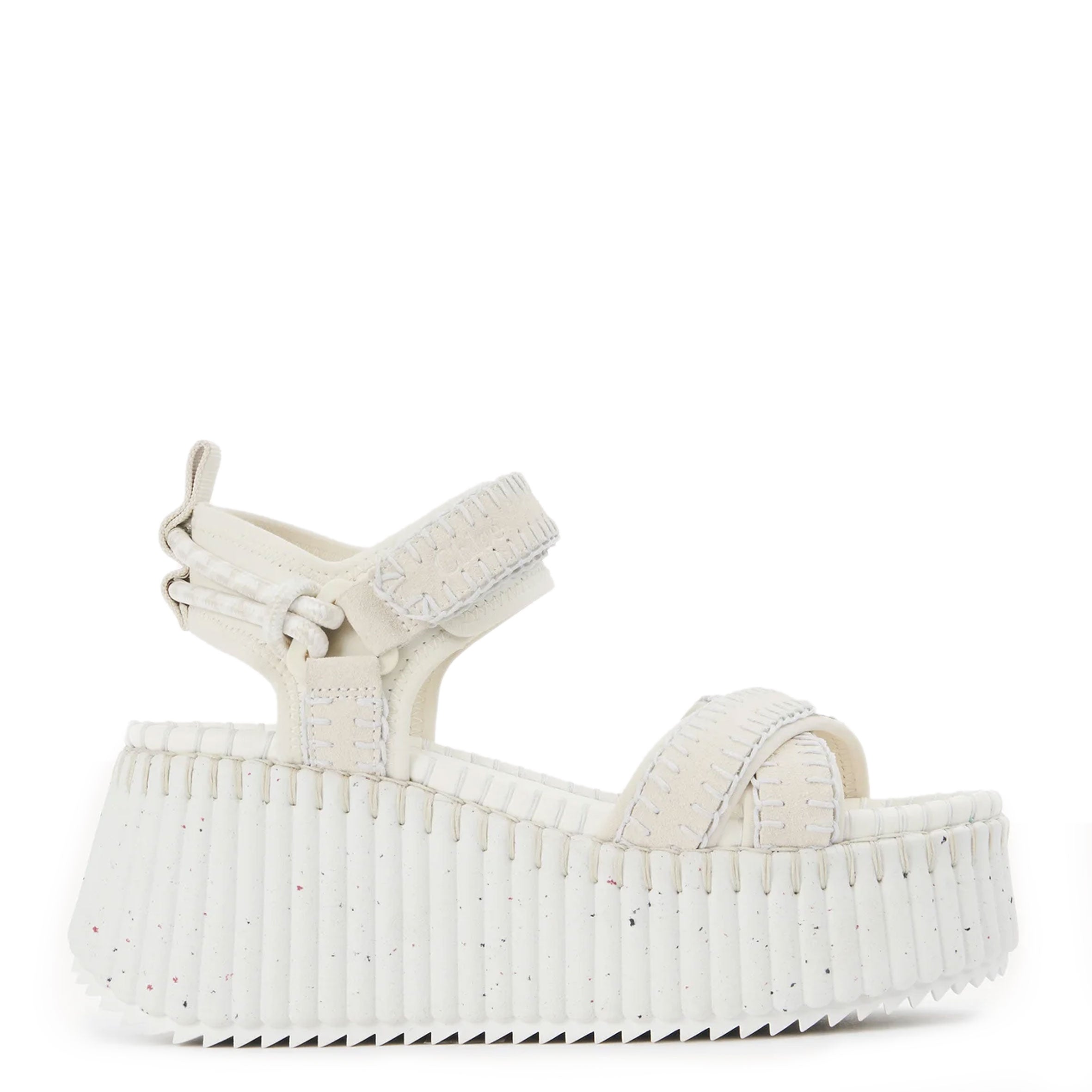Nama X Platform Sneakers for Women - White Fashion Shoes for Casual Wear, Walking & Everyday Comfort