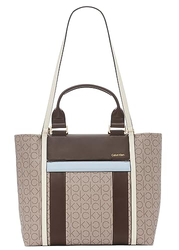 Almond/Taupe/Java/White/Blue