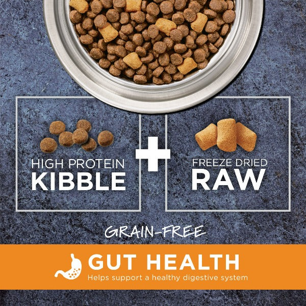 Instinct Raw Boost Grain-Free Dry Dog Food with Real Chicken - 4lb Bag for Gut Health & Digestion - Perfect for Adult Dogs & Sensitive Stomachs
