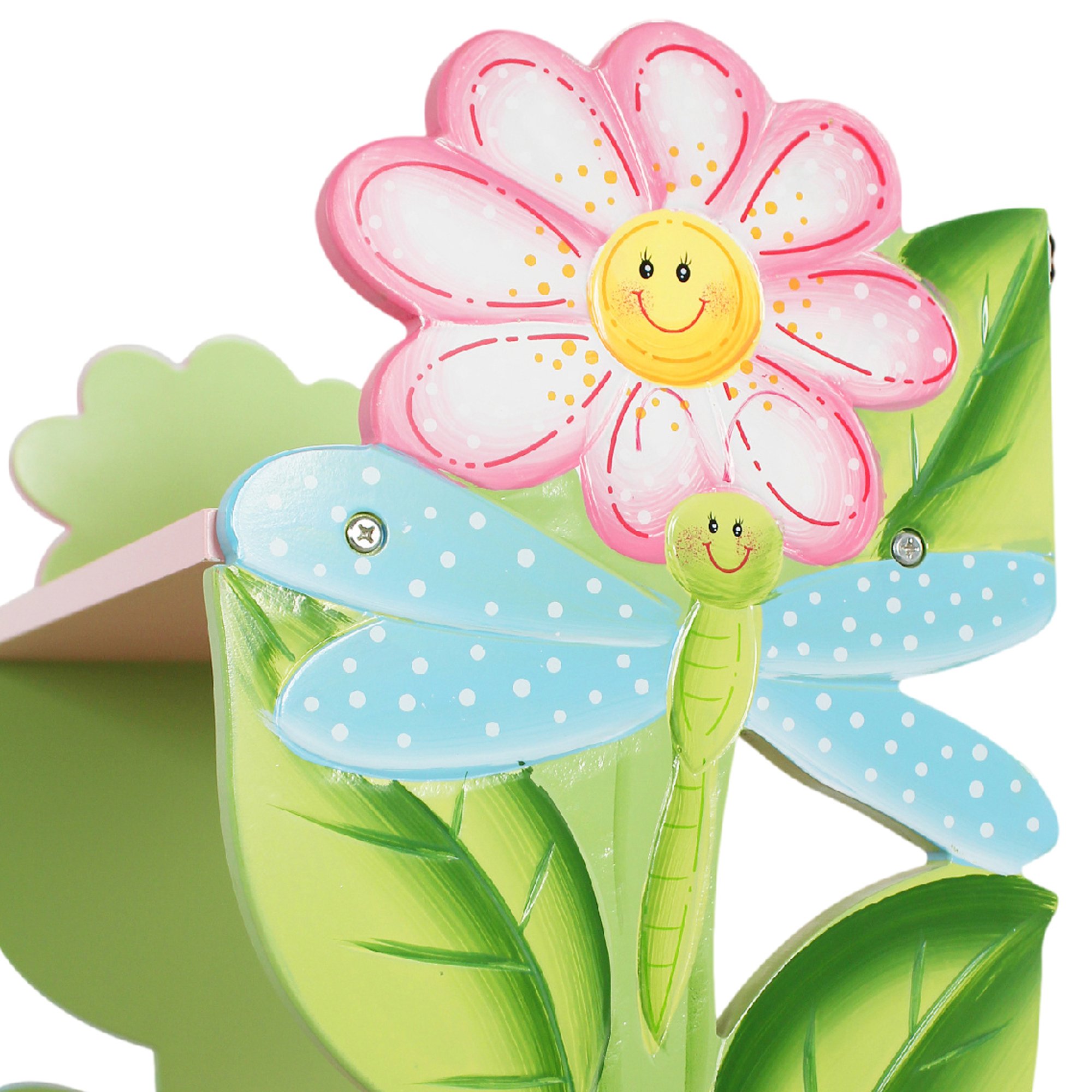 Fantasy Fields Magic Garden Wooden Kids Bookshelf with Storage Drawers - Colorful Multi-Tiered Bookshelf for Children's Bedroom, Playroom & Nursery Organization
