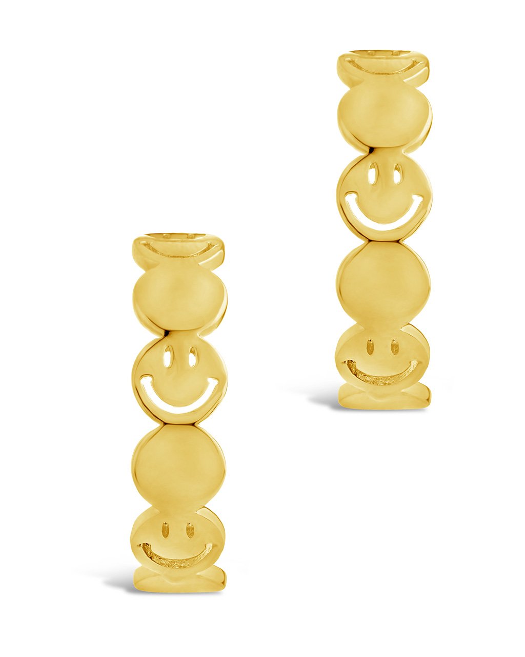 Stylish Smile Hoop Earrings for Women - Trendy Gold & Silver Jewelry for Everyday Wear, Parties & Gifts