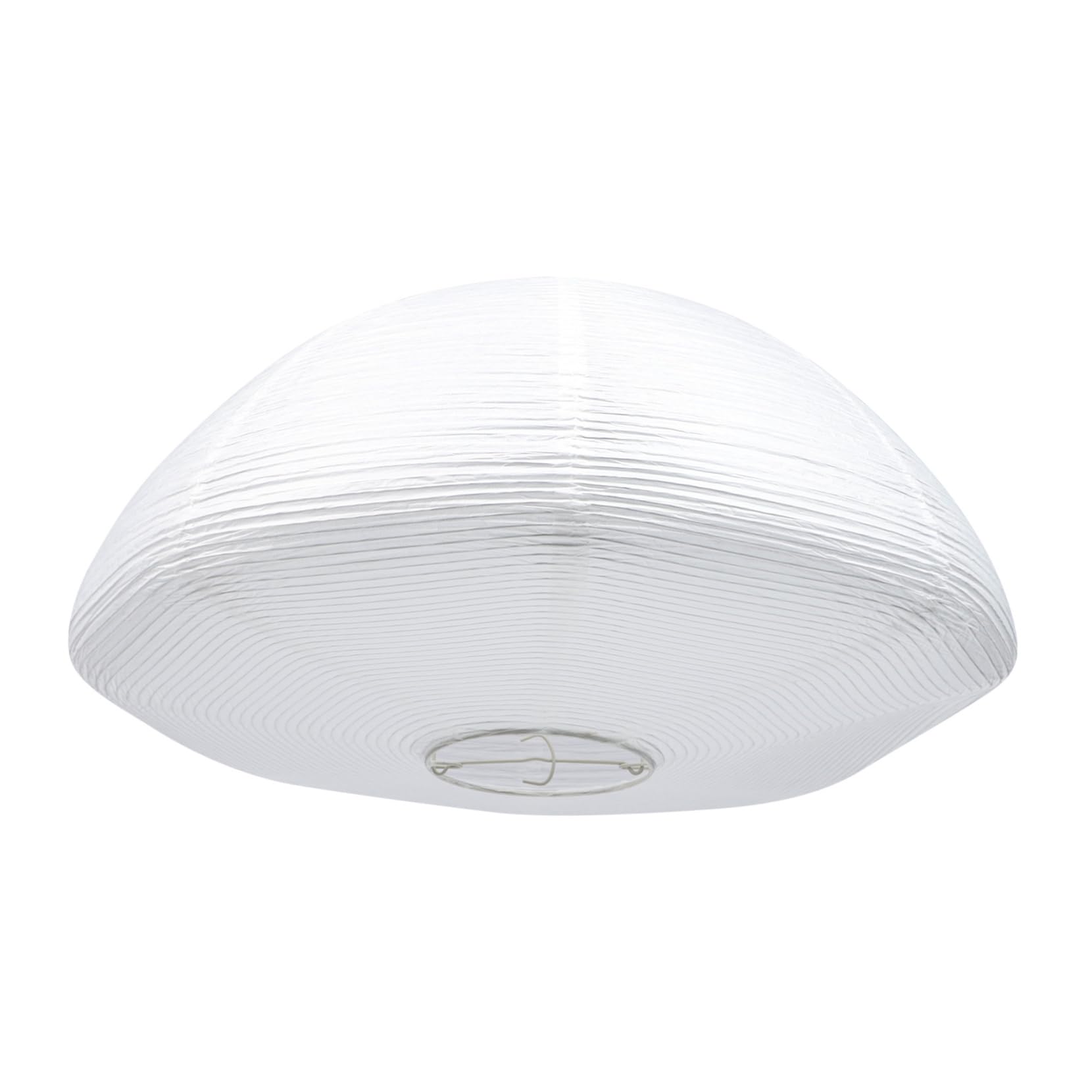 White Mushroom Shaped Paper Lamp Shade - Hanging Ceiling Light Cover, Rice Paper Chinese Japanese Style Lantern for Bedroom, Living Room, Restaurant Decor