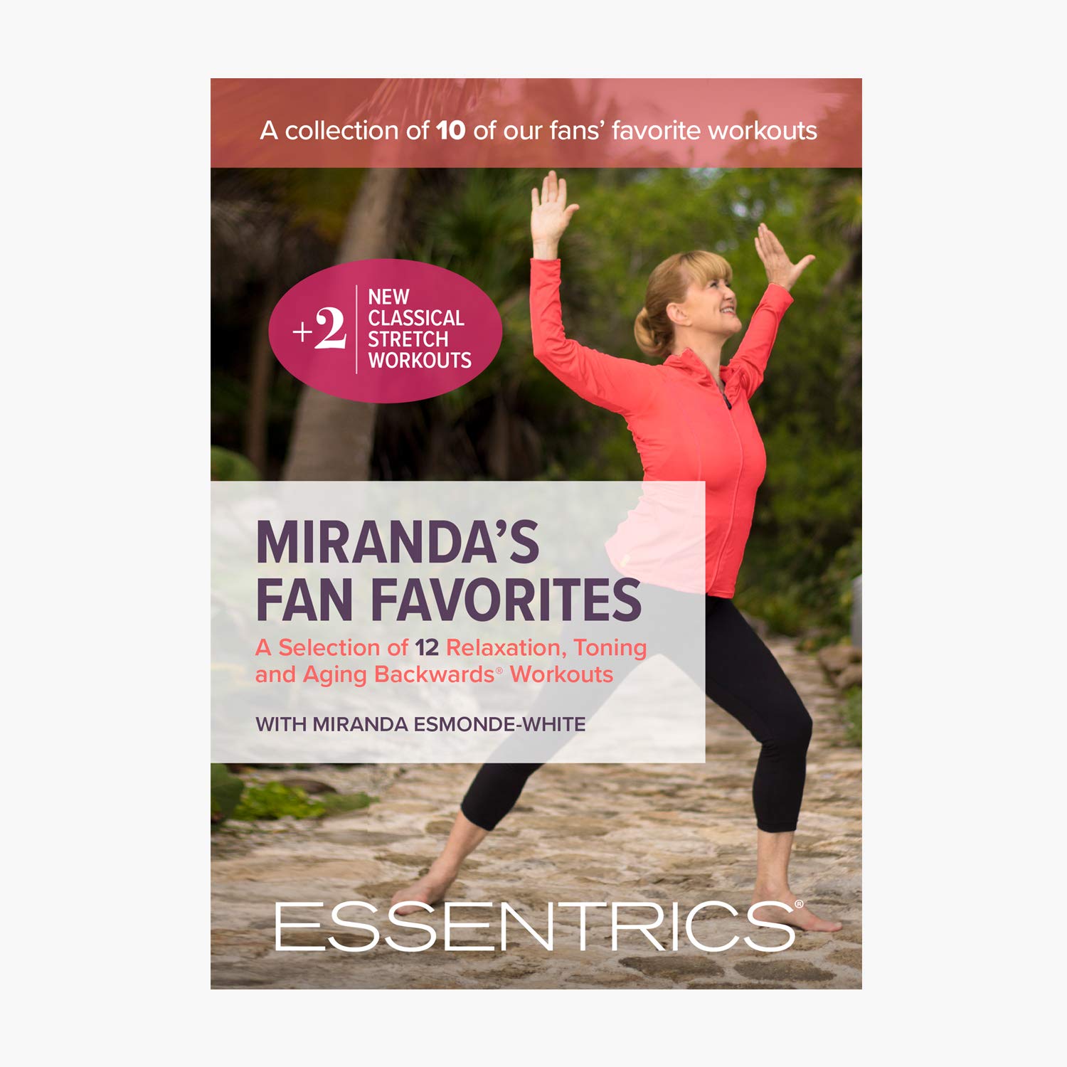 ESSENTRICS Miranda's Fan Favorites Workout DVDs - Full Body Toning & Stretching Exercises for Home Fitness, Yoga & Flexibility Training | Perfect for Beginners to Advanced