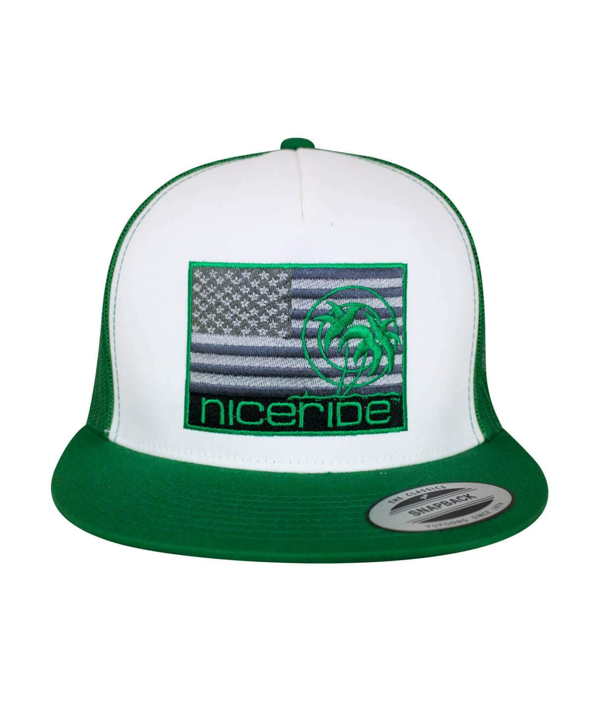 Strong Classic 6006 Snapback Trucker Baseball Hat - Adjustable Green Cap for Men & Women - Perfect for Outdoor Sports, Casual Wear and Street Fashion