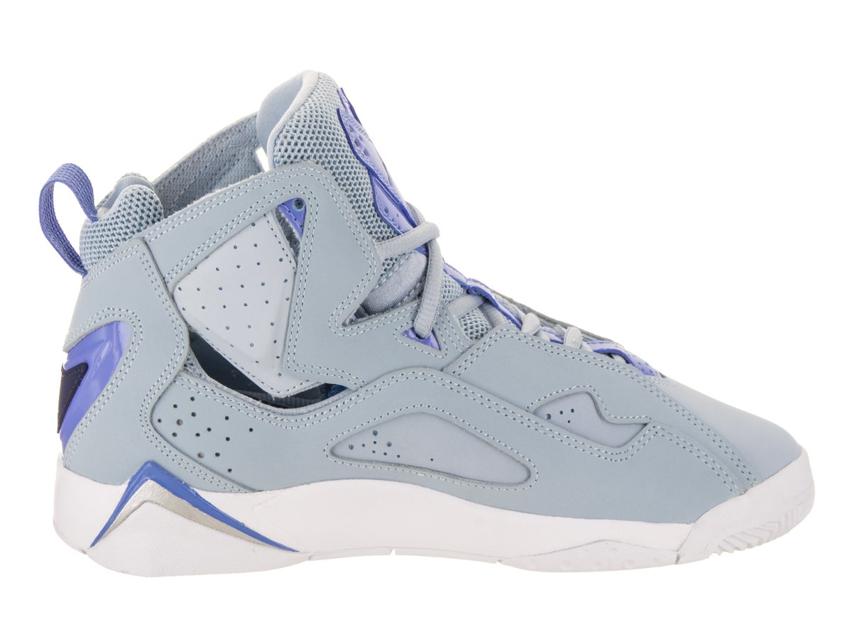 Nike Jordan Kids True Flight GG Basketball Shoes - Light Armory Blue/Midnight Navy - Size 9 US - Perfect for School, Play & Basketball Practice