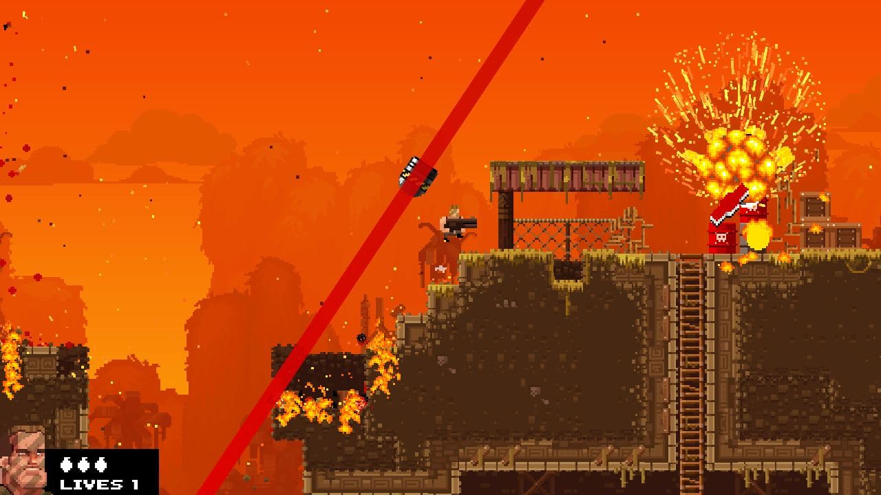 Broforce - Action-Packed PS4 Game | Multiplayer Co-op Adventure | Perfect for Game Nights & Online Battles