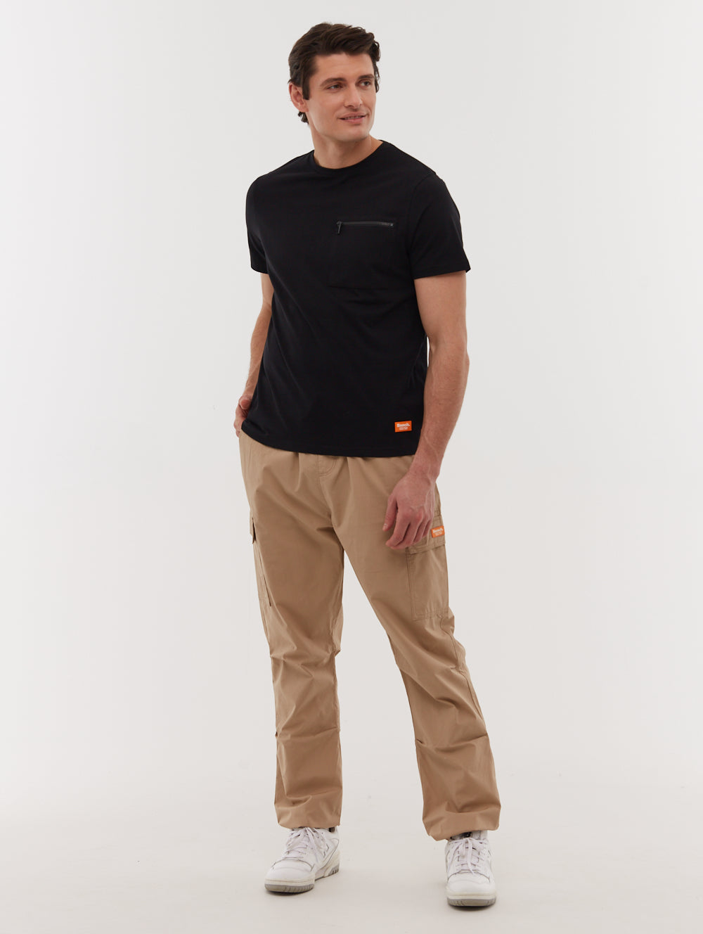 Hapsi Men's Casual Chest Pocket T-Shirt - Comfortable Cotton Tee for Everyday Wear | Perfect for Work, Outings & Relaxation