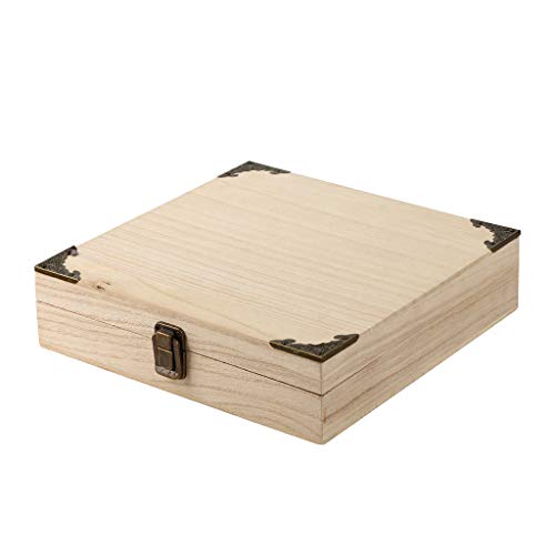 Atezch Multifunction Wooden Jewelry Storage Box - Organizer for Rings, Earrings, Small Gadgets & Gifts - Perfect for Home, Office & Travel Use
