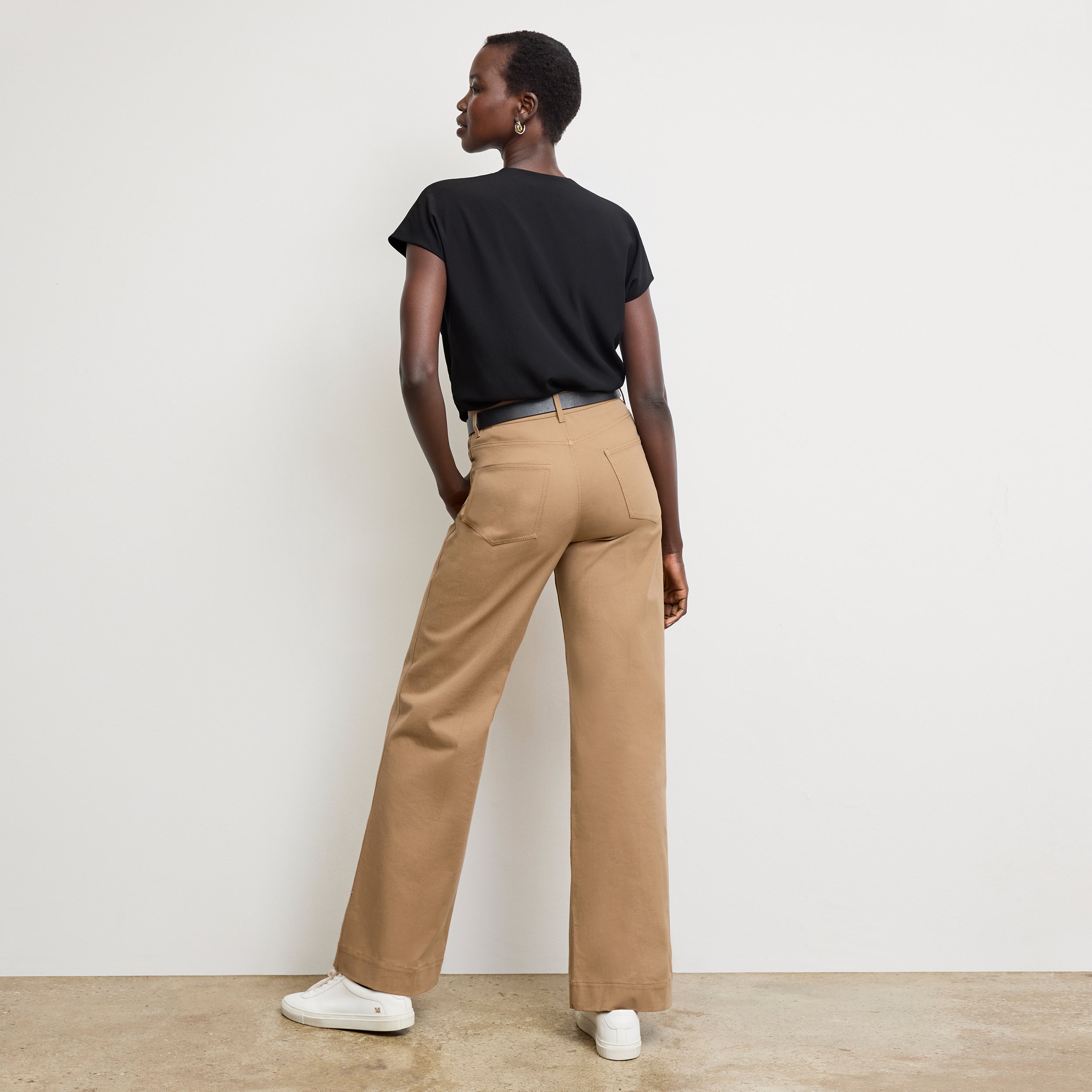 Milo Wide Leg Jeans for Women - Eco-Friendly Stretch Denim Pants with Comfortable Fit - Perfect for Casual Wear, Office, and Travel