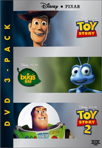 Disney Pixar DVD 3-Movie Collection - Toy Story, A Bug's Life & Toy Story 2 | Animated Family Movies for Kids & Adults | Perfect for Movie Nights, Birthday Gifts & Disney Collectors
