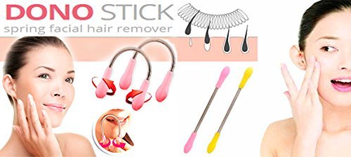 AY Stick for Facial Hair Removal - Painless & Effective Hair Remover Tool (Random Color) | Perfect for Eyebrows, Upper Lip, Chin & Body Grooming