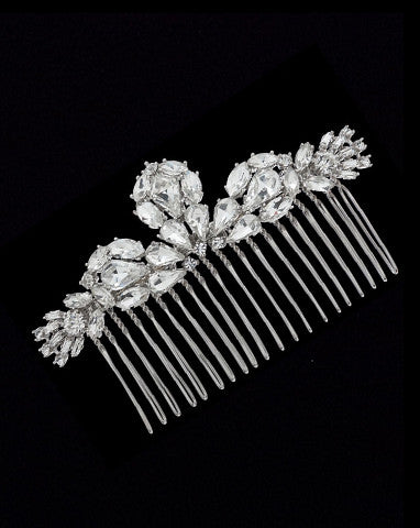 Elegant Bridal Hair Comb - Viva Comb by Stephanie Browne for Wedding, Prom & Special Occasions