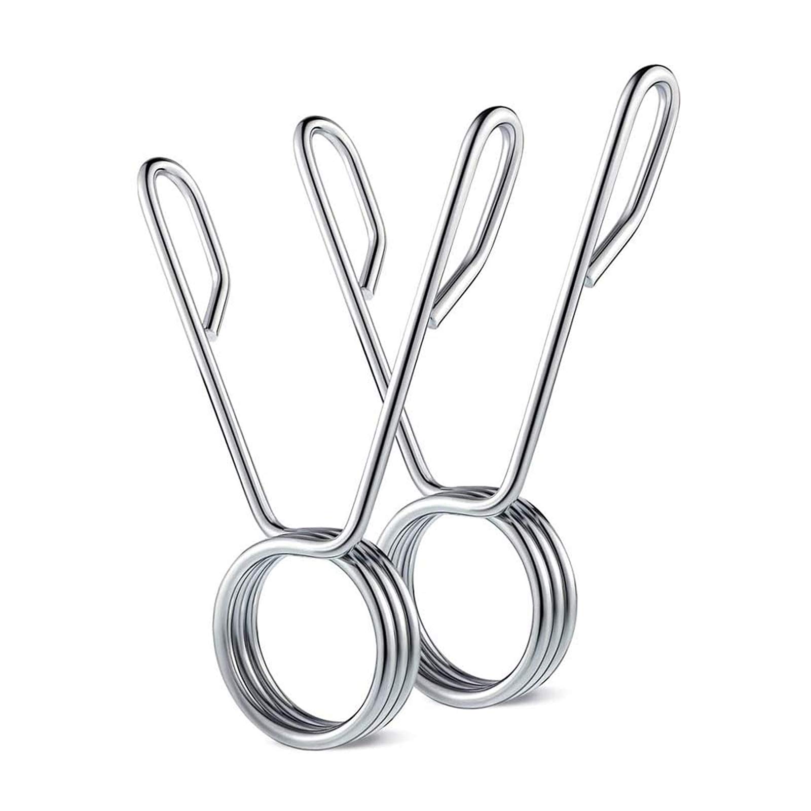 Olympic Barbell Spinlock Dumbbell Clamp - Heavy Duty Spring Collar Clips for Weight Lifting Bars, Gym Equipment Accessories - Perfect for Home Workouts & Strength Training