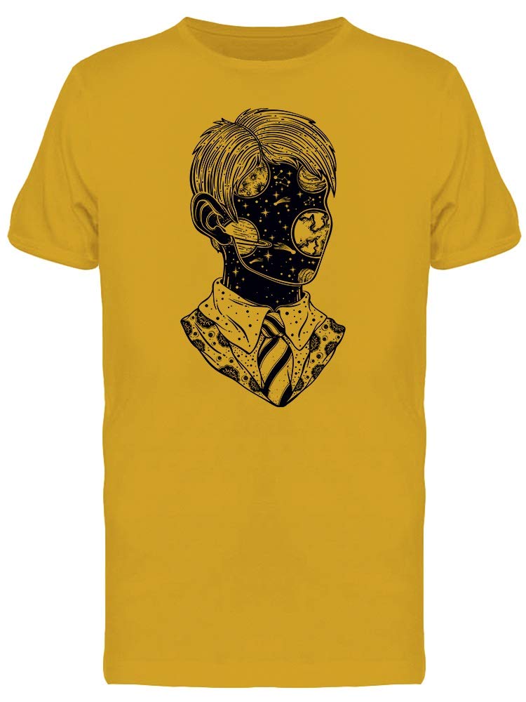Space Face Youngman T-Shirt for Men - Trendy Graphic Tee for Casual Wear, Street Style & Everyday Outfits