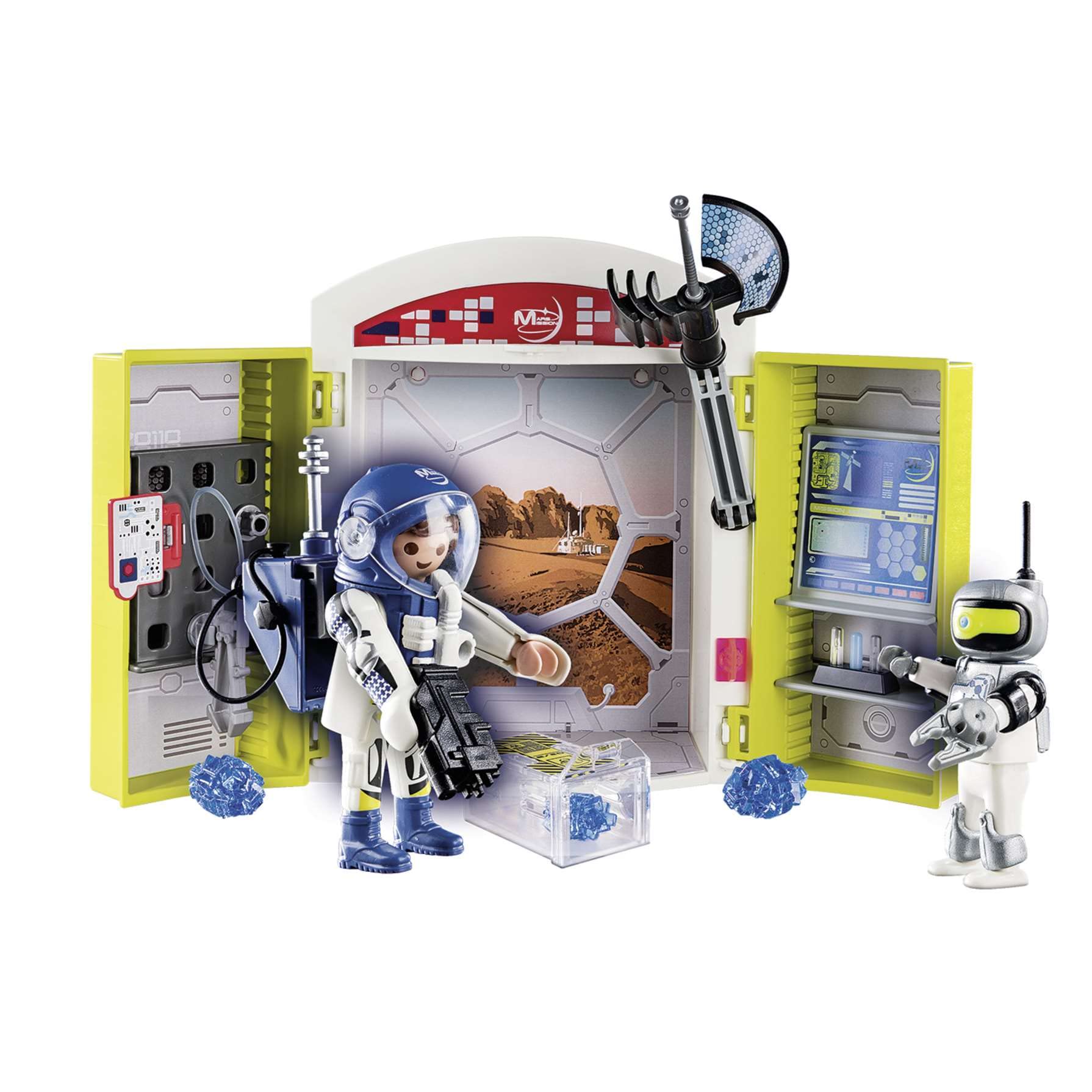 Playmobil Mars Mission Space Adventure Playset - STEM Educational Toy for Kids - Astronaut & Rover Figures - Perfect for Space Exploration Pretend Play & Learning