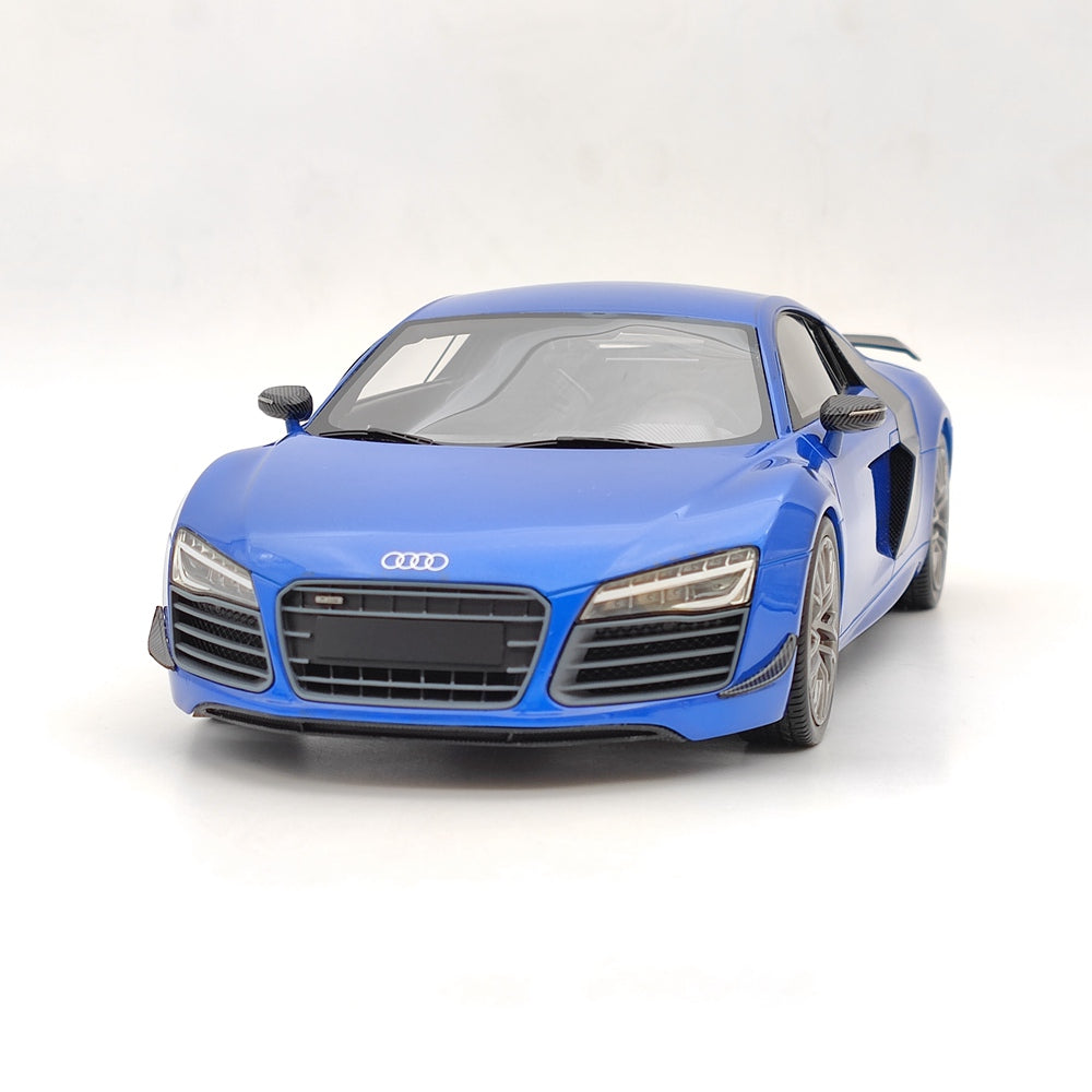 1/18 Scale Audi R8 LMX 2014 Limited Edition Blue Resin Model Car - DNA Collectibles DNA000031 - Perfect for Car Enthusiasts, Collectors & Home/Office Display