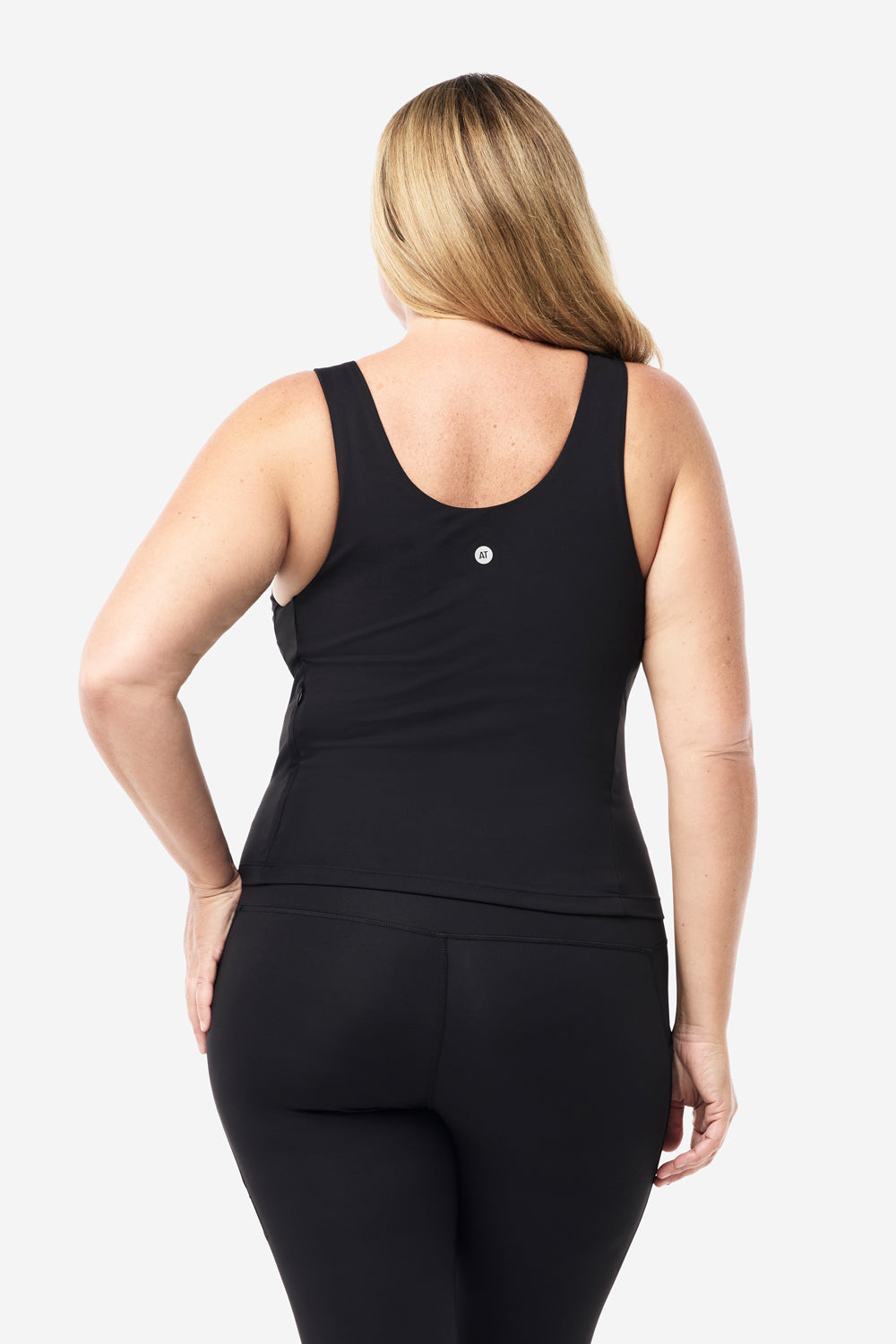 Women's Shelf Bra Base Tank Top - Seamless Comfort Fit - Black | Perfect for Layering, Yoga & Everyday Wear