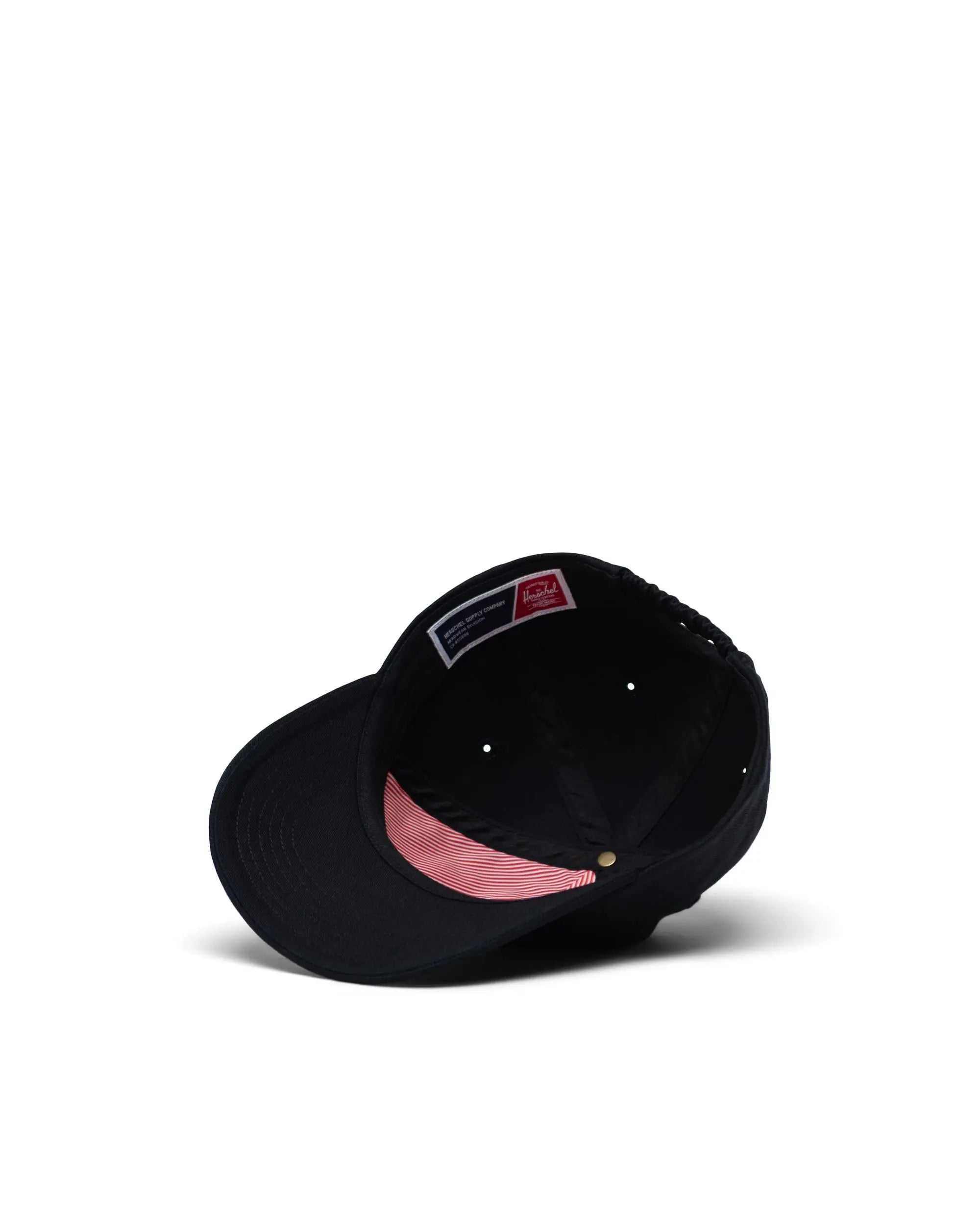 Herschel Sylas Cap - Black Adjustable Dad Hat for Men & Women | Casual Outdoor Sun Protection for Hiking, Travel & Daily Wear